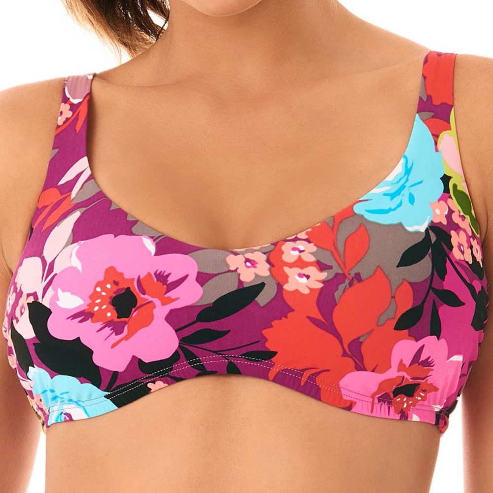 MiracleSuit Skinnydippers Bikini Top Size M